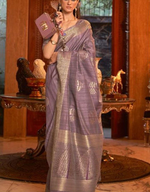 Load image into Gallery viewer, rajyogam linen silk saree surat
