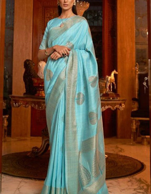 Load image into Gallery viewer, rajyogam linen silk saree surat
