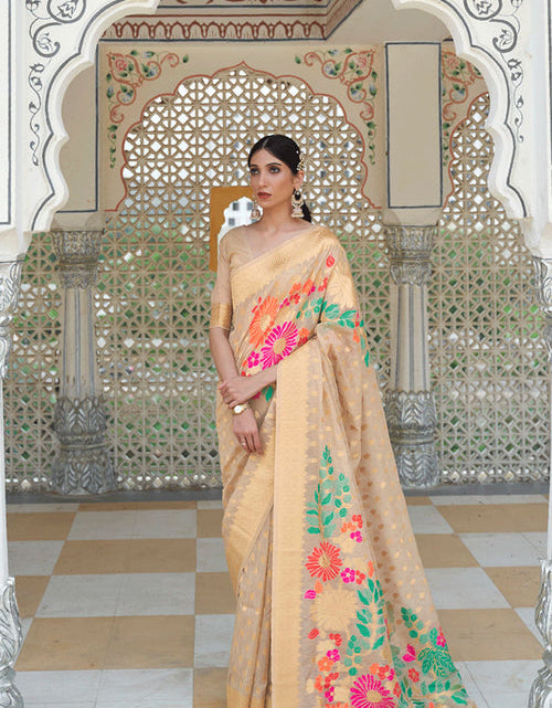 Load image into Gallery viewer, rajyogam linen silk saree surat
