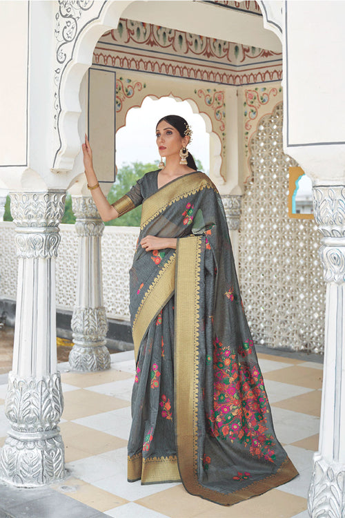 rajyogam linen silk saree surat