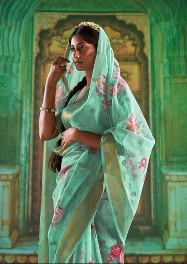 Load image into Gallery viewer, rajyogam linen silk saree surat
