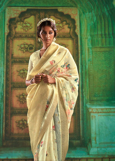 Load image into Gallery viewer, rajyogam linen silk saree surat
