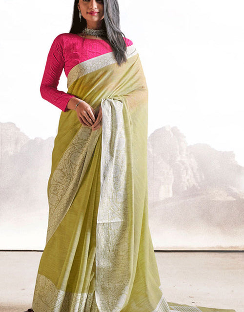 Load image into Gallery viewer, rajyogam linen silk saree surat
