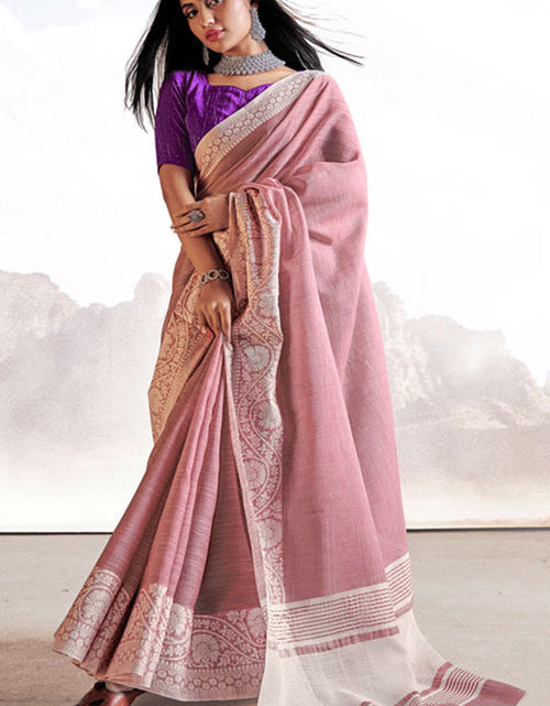 Load image into Gallery viewer, rajyogam linen silk saree surat
