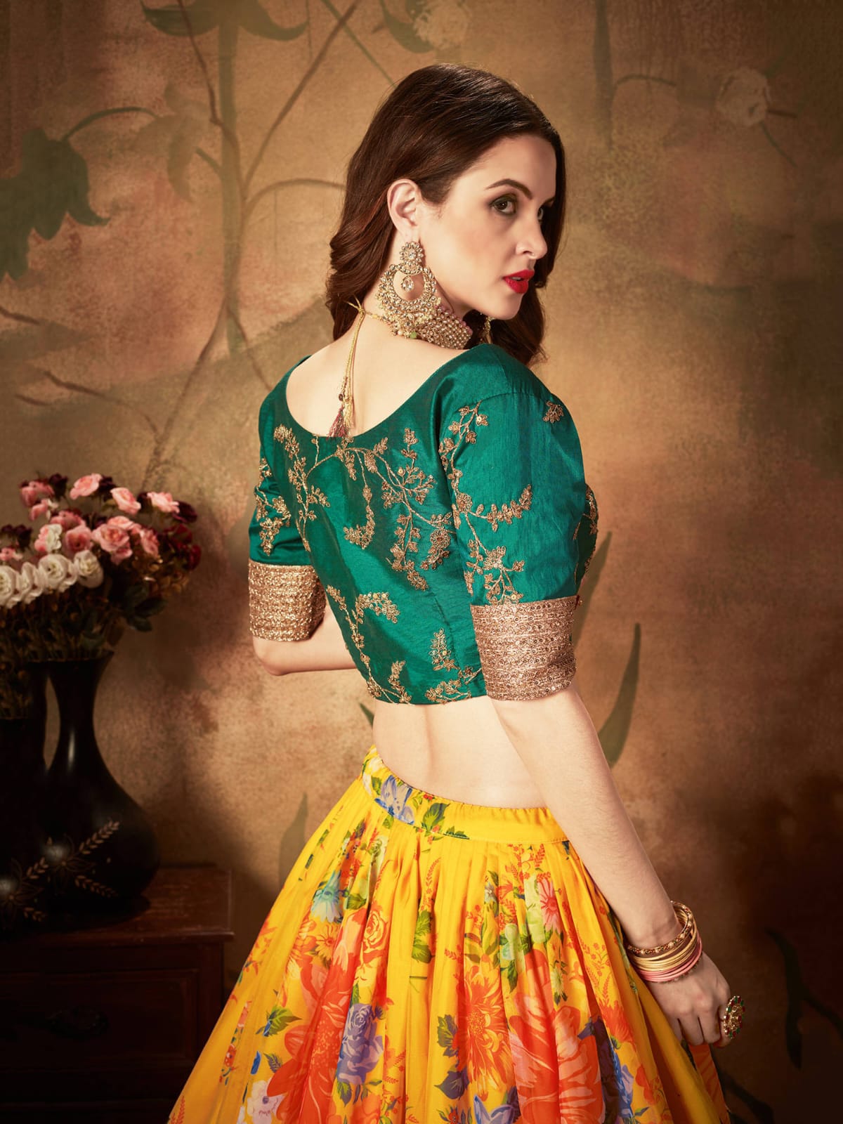 rajyogam designer lehenga surat