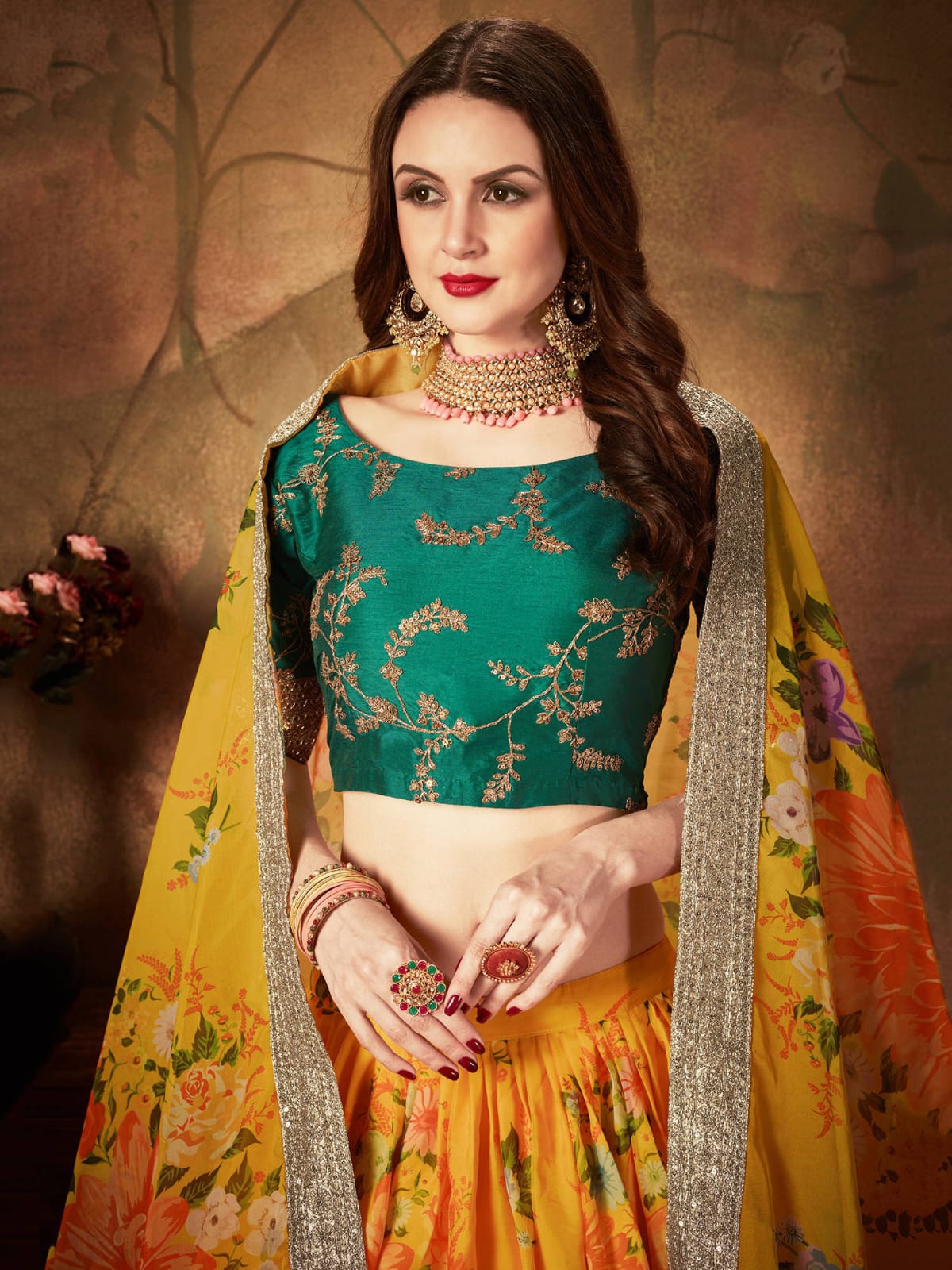 rajyogam designer lehenga surat