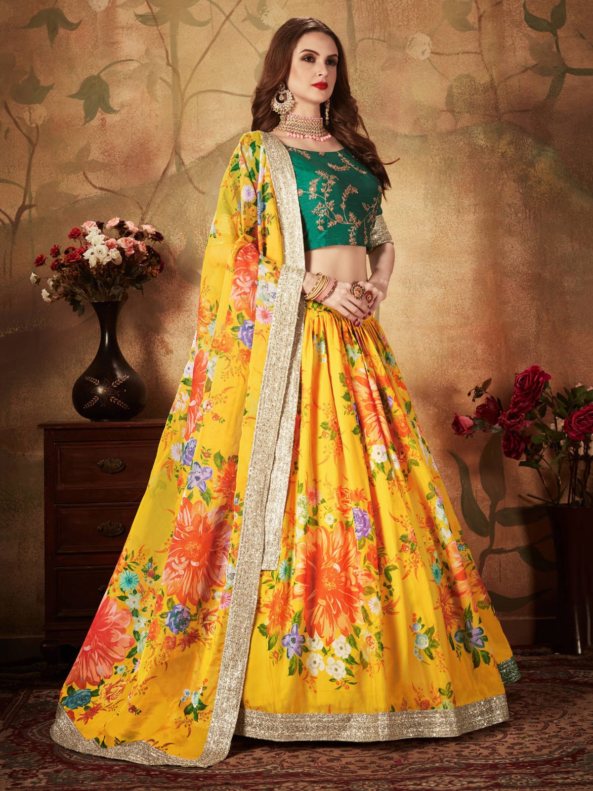 rajyogam designer lehenga surat