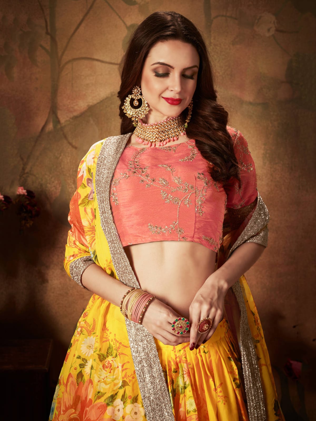 rajyogam designer lehenga surat
