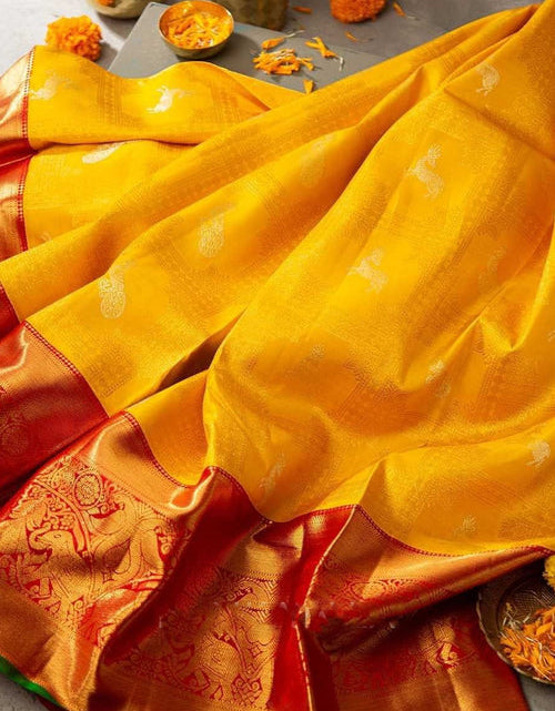 Load image into Gallery viewer, rajyogam soft banarasi silk saree surat
