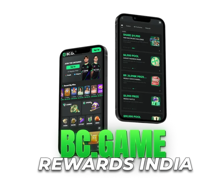 BC.GAME rewards in India with casino games, promotions and bonus offers on mobile.