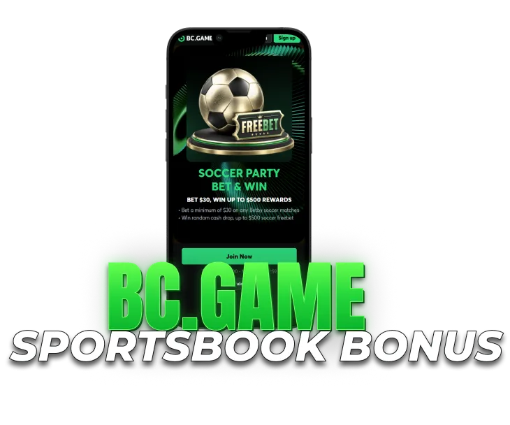 sportsbook bonus with soccer betting promotion and free bet rewards.